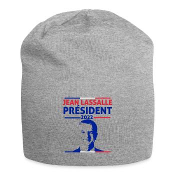 Jean Lassalle Présidentielles 2022 - Jean Lassalle - Bonnet en jersey - gris chiné - Devant