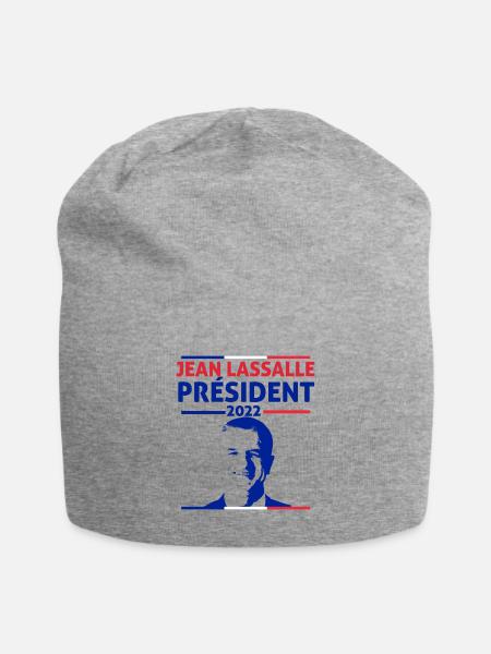Jean Lassalle Présidentielles 2022 - Jean Lassalle - Bonnet en jersey - gris chiné