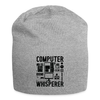 Programmeur de support informatique Computer Whisperer - Bonnet en jersey - gris chiné - Devant