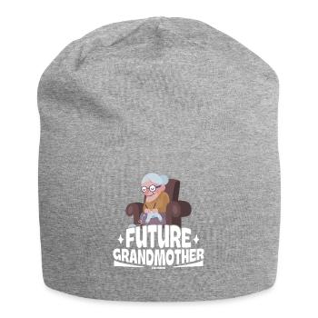 Future Grandmother - Jersey Beanie - heather grey - Front