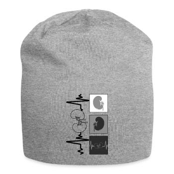 DialyseKrankenschwester Shirt, Techniker Krankenschwester Niere - Jersey-Beanie - Grau meliert - Vorne