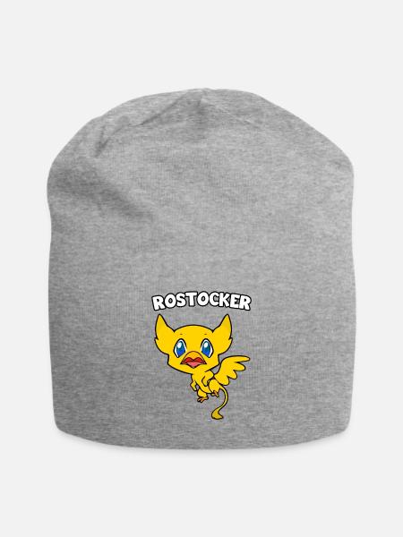 Rostocker Baby Greif - Jersey-Beanie - Grau meliert