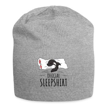 Killer whale - Jersey Beanie - heather grey - Front