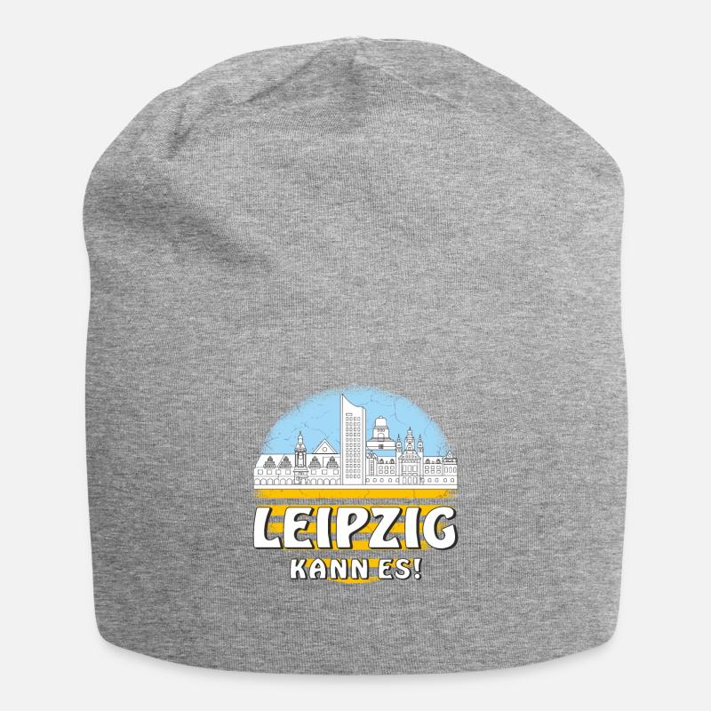 LEIPZIG KANN ES - Jersey-Beanie - Grau meliert