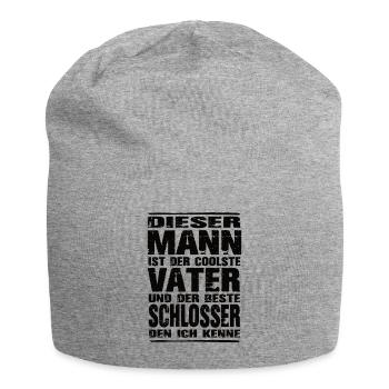 Schlosser - Jersey-Beanie - Grau meliert - Vorne
