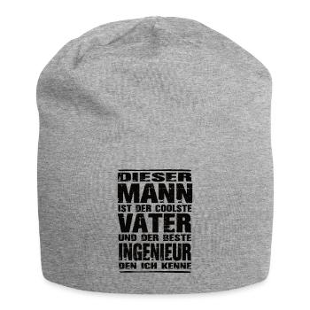 Ingenieur - Jersey-Beanie - Grau meliert - Vorne