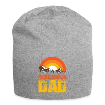 Geocaching-cache-jagd, The Funny Geocacher - Jersey Beanie - heather grey - Front