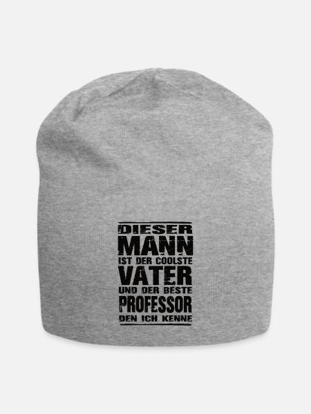 Professor - Jersey-Beanie - Grau meliert