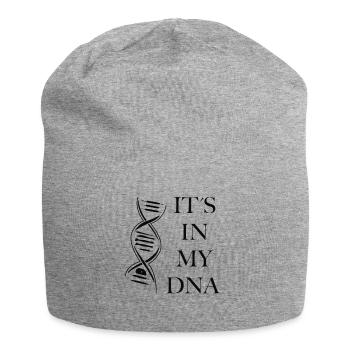 Töpfern ist in meiner DNA - Jersey-Beanie - Grau meliert - Vorne