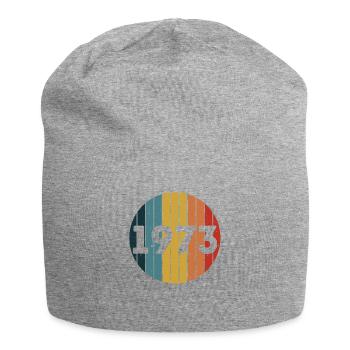 Retro Vintage 1973-49th Birthday Gift For Her Him - Jersey-Beanie - Grau meliert - Vorne