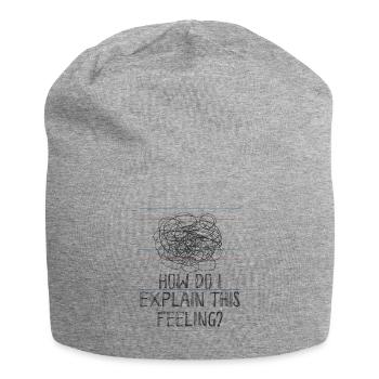 Psychology Psychologist Psychiatry Humor - Jersey Beanie - heather grey - Front