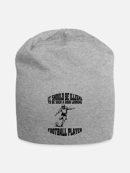 Football fan American Football Football Coach - Jersey Beanie - heather grey