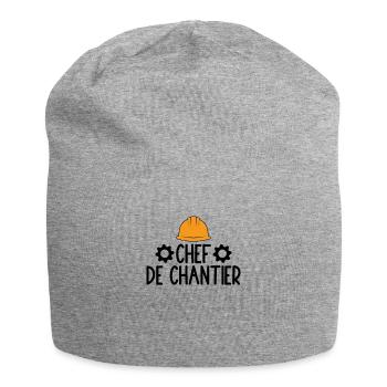 Chef De Chantier - Bonnet en jersey - gris chiné - Devant