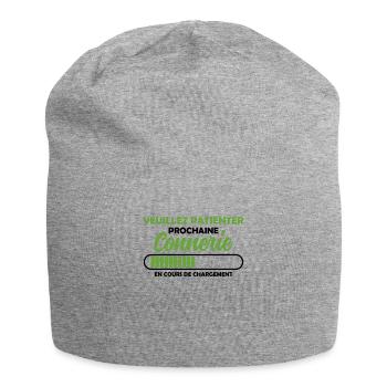 Prochaine Connerie En Cours Chargement - Bonnet en jersey - gris chiné - Devant