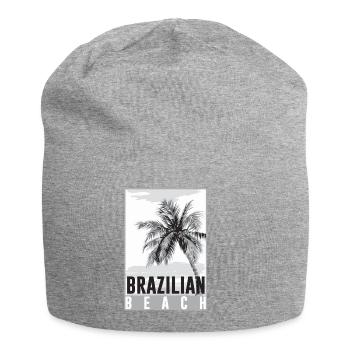 Brasilien - Jersey-Beanie - Grau meliert - Vorne