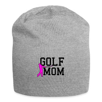 golf mom - Jersey Beanie - heather grey - Front