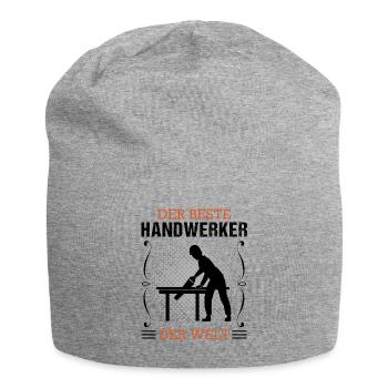 Handwerker Handwerk Beruf Ausbildung Geschenk - Jersey-Beanie - Grau meliert - Vorne