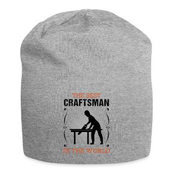 Handwerker Handwerk Beruf Ausbildung Geschenk - Jersey-Beanie - Grau meliert - Vorne