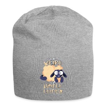 Cute Cartoon Sheep - Édition limitée - Dicton - Bonnet en jersey - gris chiné - Devant