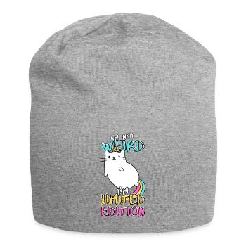 Kittycorn Cartoon Unicorn Cat - Édition Limitée - Bonnet en jersey - gris chiné - Devant