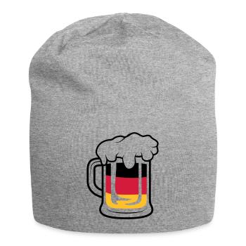 Deutschland Maßkrug - Jersey-Beanie - Grau meliert - Vorne