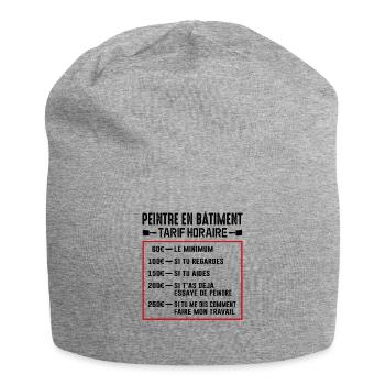 Peintre En Bâtiment Tarif Horaire - Bonnet en jersey - gris chiné - Devant