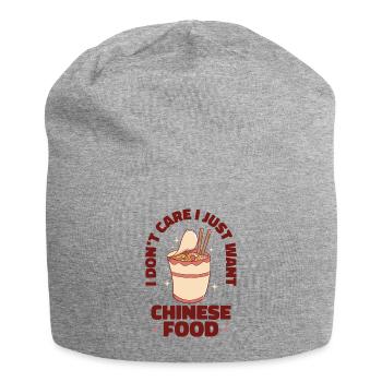 Cuisine asiatique Cuisine chinoise Fan Noodle Foodie - Bonnet en jersey - gris chiné - Devant