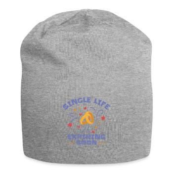 Enterrement de vie de célibataire célibataire Se marier - Bonnet en jersey - gris chiné - Devant