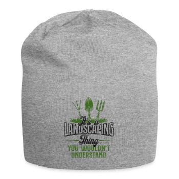 Landscaper Landscaping Landscape - Jersey Beanie - heather grey - Front