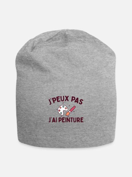 Peinture Peintre Dessin Aquarelle Dessiner Art - Bonnet en jersey - gris chiné