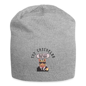 Catchelor Single Leben Katze Bachelor Party - Jersey-Beanie - Grau meliert - Vorne