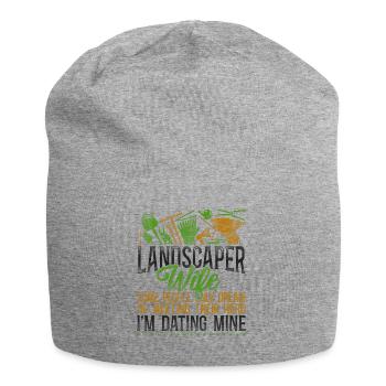 Landscaper Landscaping Landscape - Jersey Beanie - heather grey - Front