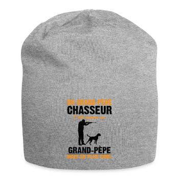 Grand-père Chasseur Anniversaire Cadeau Cool Noël - Bonnet en jersey - gris chiné - Devant