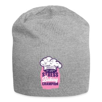 Pastry Chef Baking Champion Baked Goods Pastries - Jersey Beanie - heather grey - Front