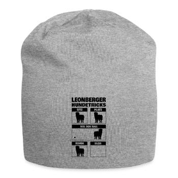 Leonberger Hundetricks - Jersey-Beanie - Grau meliert - Vorne