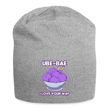 Philippinen Filipino Ube Nachtisch I Geschenk - Jersey-Beanie - Grau meliert - Vorne
