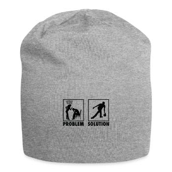 Bowling Bowling Player Statement Problem Solution. - Jersey-Beanie - Grau meliert - Vorne