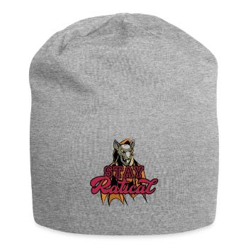 Rat Ratical Rodent Rat Owners Pet - Jersey-Beanie - Grau meliert - Vorne