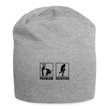 Problème de déclaration des joueurs de football - Bonnet en jersey - gris chiné - Devant