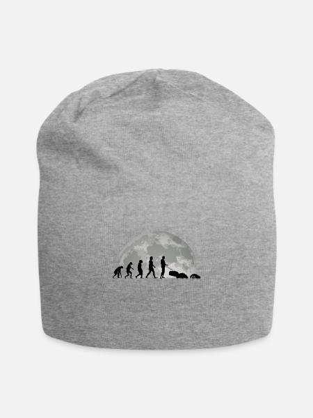 Mähroboter Evolution Mond Rasenroboter - Jersey-Beanie - Grau meliert