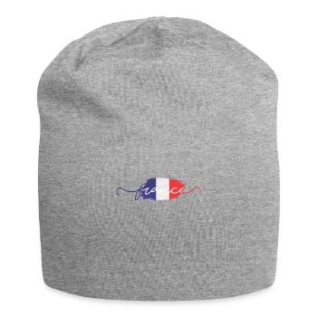 Paris - Jersey-Beanie - Grau meliert - Vorne