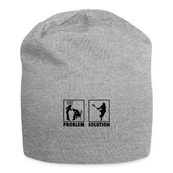 Lacrosse Lacrosse Players Statement Problem - Jersey-Beanie - Grau meliert - Vorne