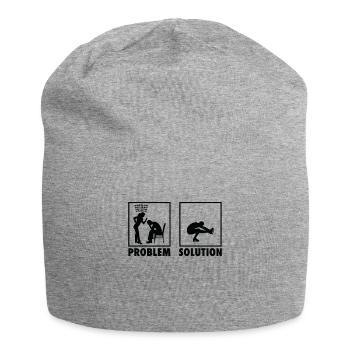 Figure Skating Figure Skaters Statement Problem - Jersey-Beanie - Grau meliert - Vorne