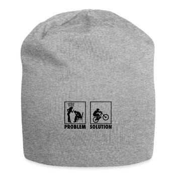 Mountain Bike Riding Mountain Bike Riders - Jersey Beanie - heather grey - Front