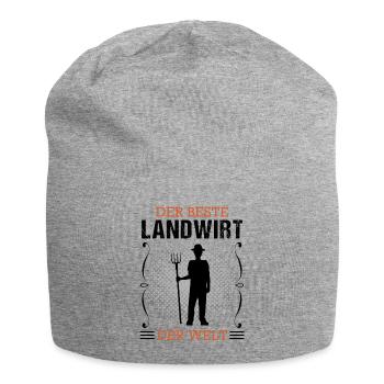 Landwirt Bauer Beruf Landwirtschaft Geschenk - Jersey-Beanie - Grau meliert - Vorne
