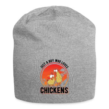 Chickens Young Chicken Chicken Coop - Jersey Beanie - heather grey - Front