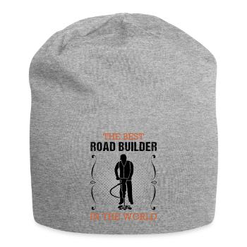 Profession de constructeur routier Cadeau de travailleur de la construction routière - Bonnet en jersey - gris chiné - Devant