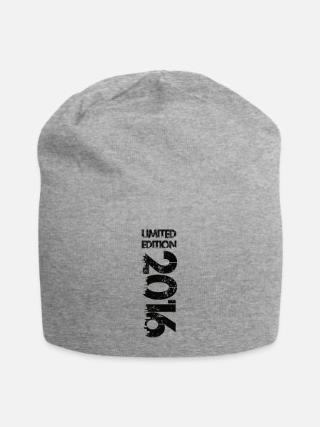 Limited Edition 2016 - Jersey-Beanie - Grau meliert