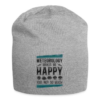 Météorologue Prévisions météorologiques - Bonnet en jersey - gris chiné - Devant