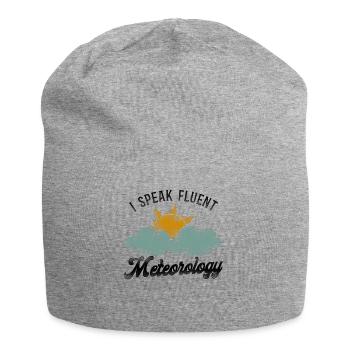 Météorologue Prévisions météorologiques - Bonnet en jersey - gris chiné - Devant